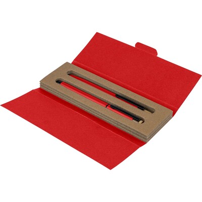 Writing set, ball pen and roller ball pen