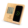 Bamboo wireless charger 10W, weather station | Kahele